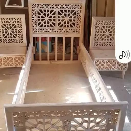 تخت خواب گره چینی مبلمان فرنا مدل 1145359