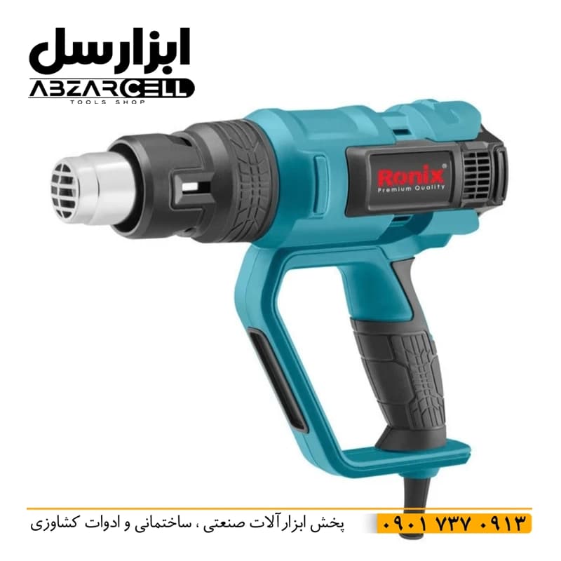 رونیکس 1108 – سشوار صنعتی 2000 وات موتور براش DC — تصویر ۲