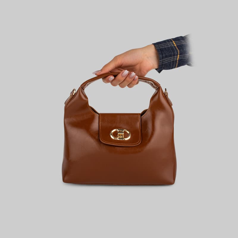 کیف دستی و رودوشی مینی زنانه چرم مدل 8902714039678 — تصویر ۳