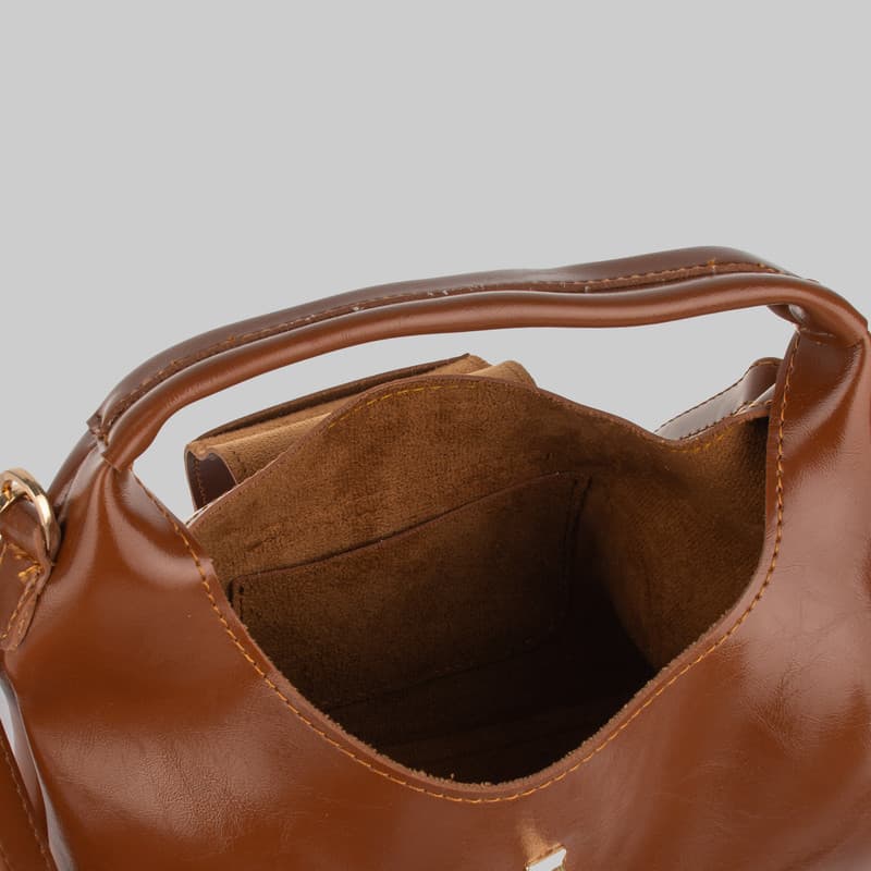 کیف دستی و رودوشی مینی زنانه چرم مدل 8902714039678 — تصویر ۷