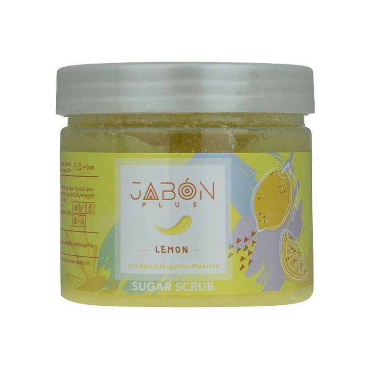 اسکراب بدن Jabon Plus مدل Lemon حجم 450 میلی لیتر