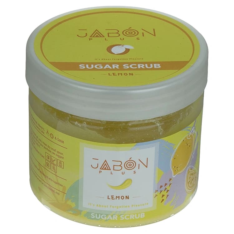 اسکراب بدن Jabon Plus مدل Lemon حجم 450 میلی لیتر — تصویر ۳