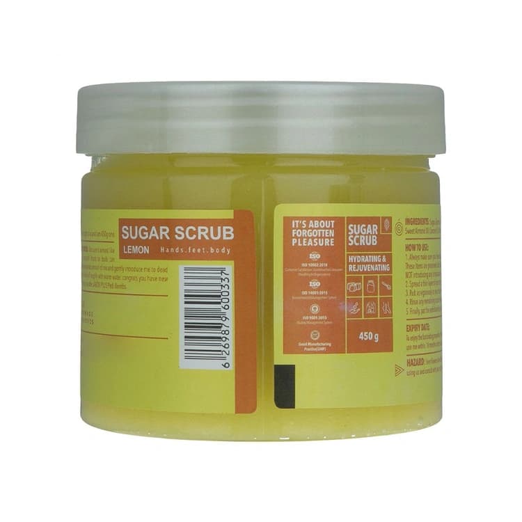 اسکراب بدن Jabon Plus مدل Lemon حجم 450 میلی لیتر — تصویر ۲