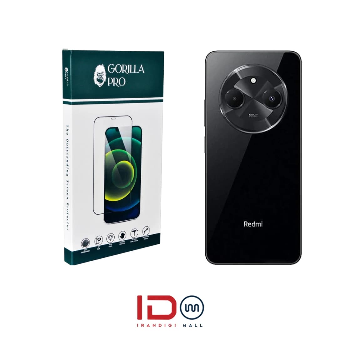 گلس و محافظ هیدروژلی (شفاف) بدنه گوشی شیائومی مدل Redmi A3 Pro