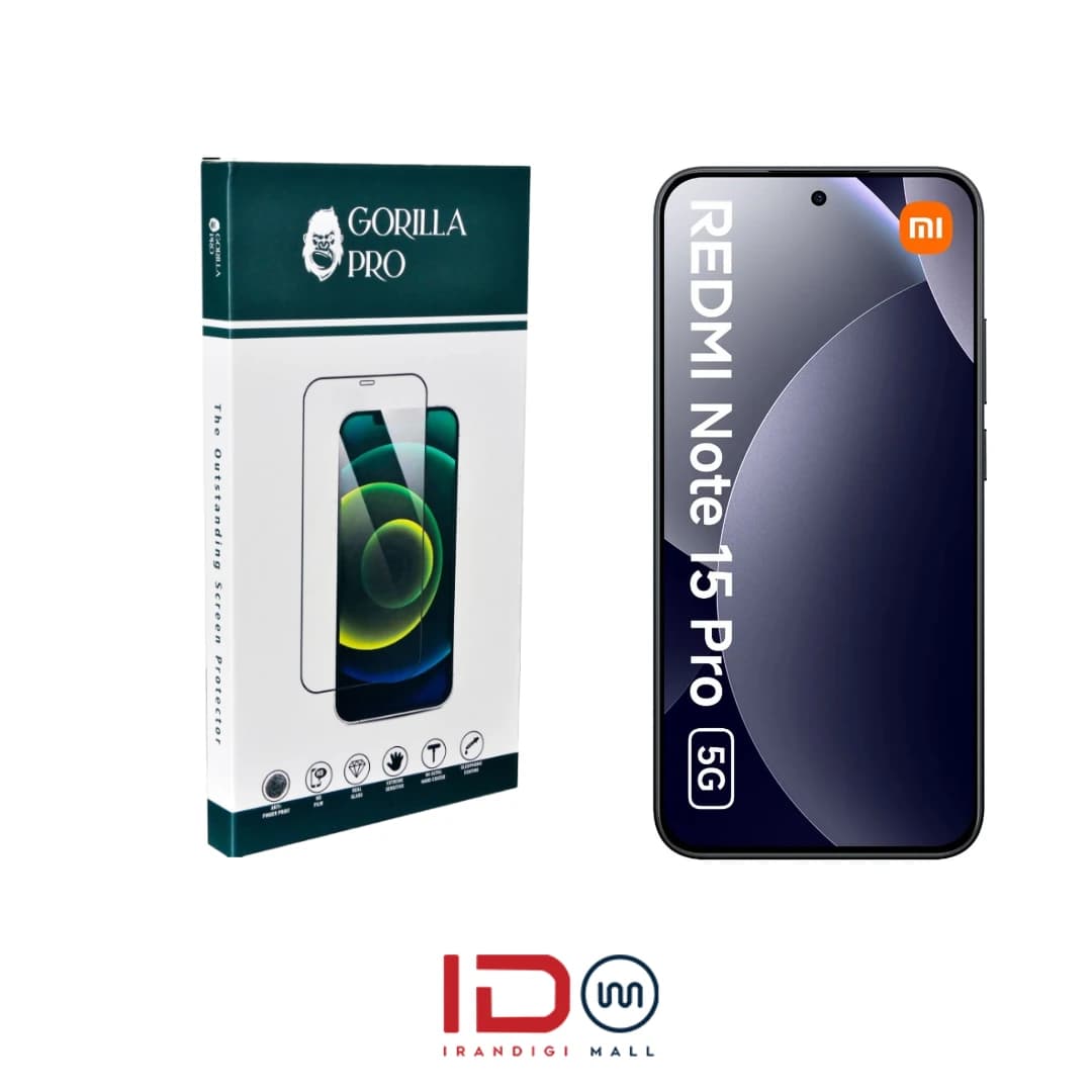 گلس و محافظ هیدروژلی (پرایوسی) نمایشگر گوشی شیائومی مدل Redmi Note 15 Pro 5G