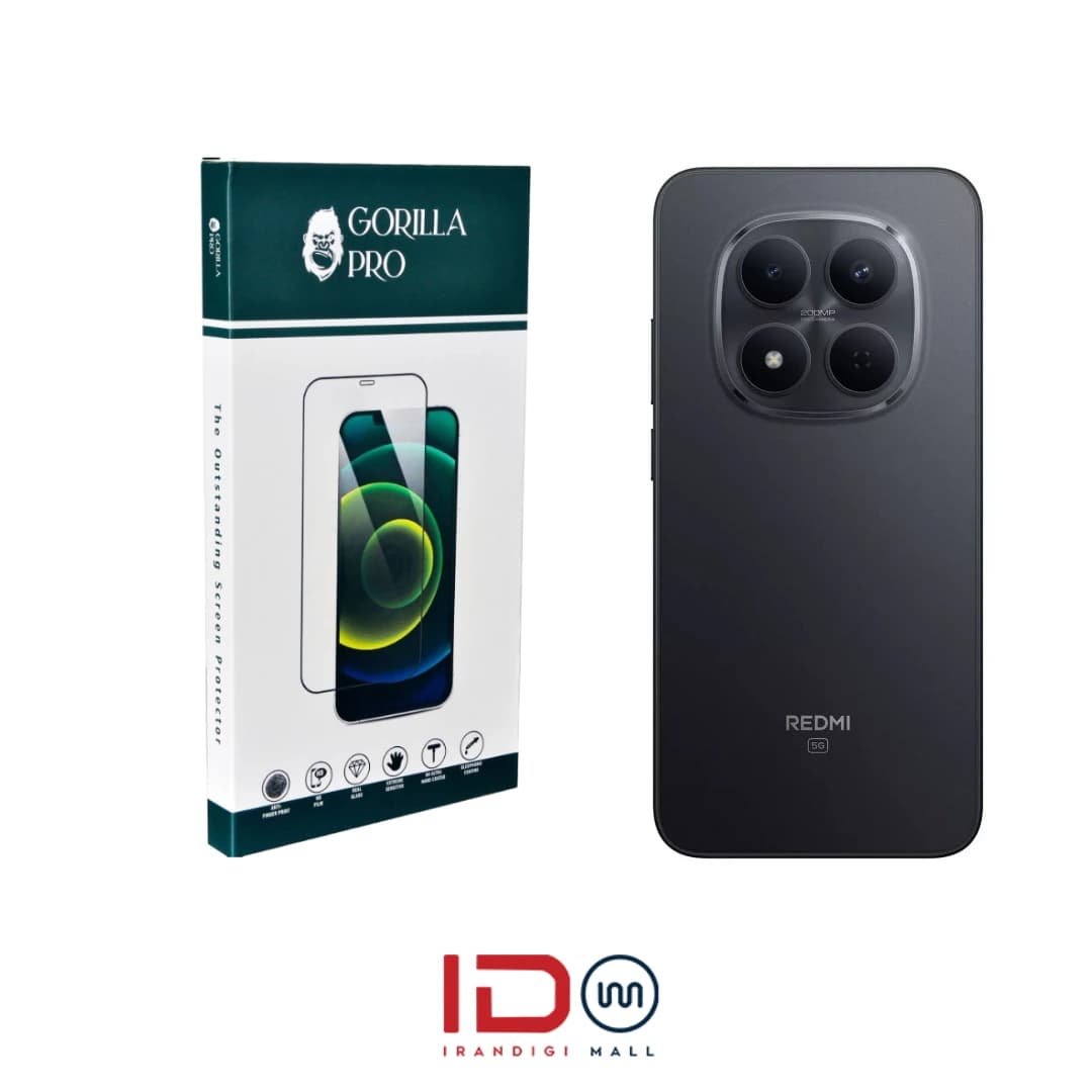 گلس و محافظ هیدروژلی (شفاف) بدنه گوشی شیائومی مدل Redmi Note 15 Pro 5G