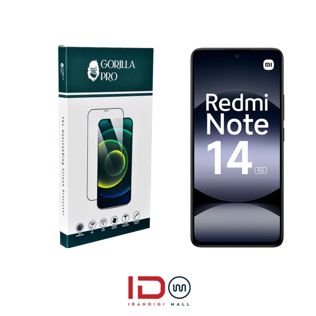 گلس و محافظ هیدروژلی (پرایوسی) نمایشگر گوشی شیائومی مدل Redmi Note 14 5G