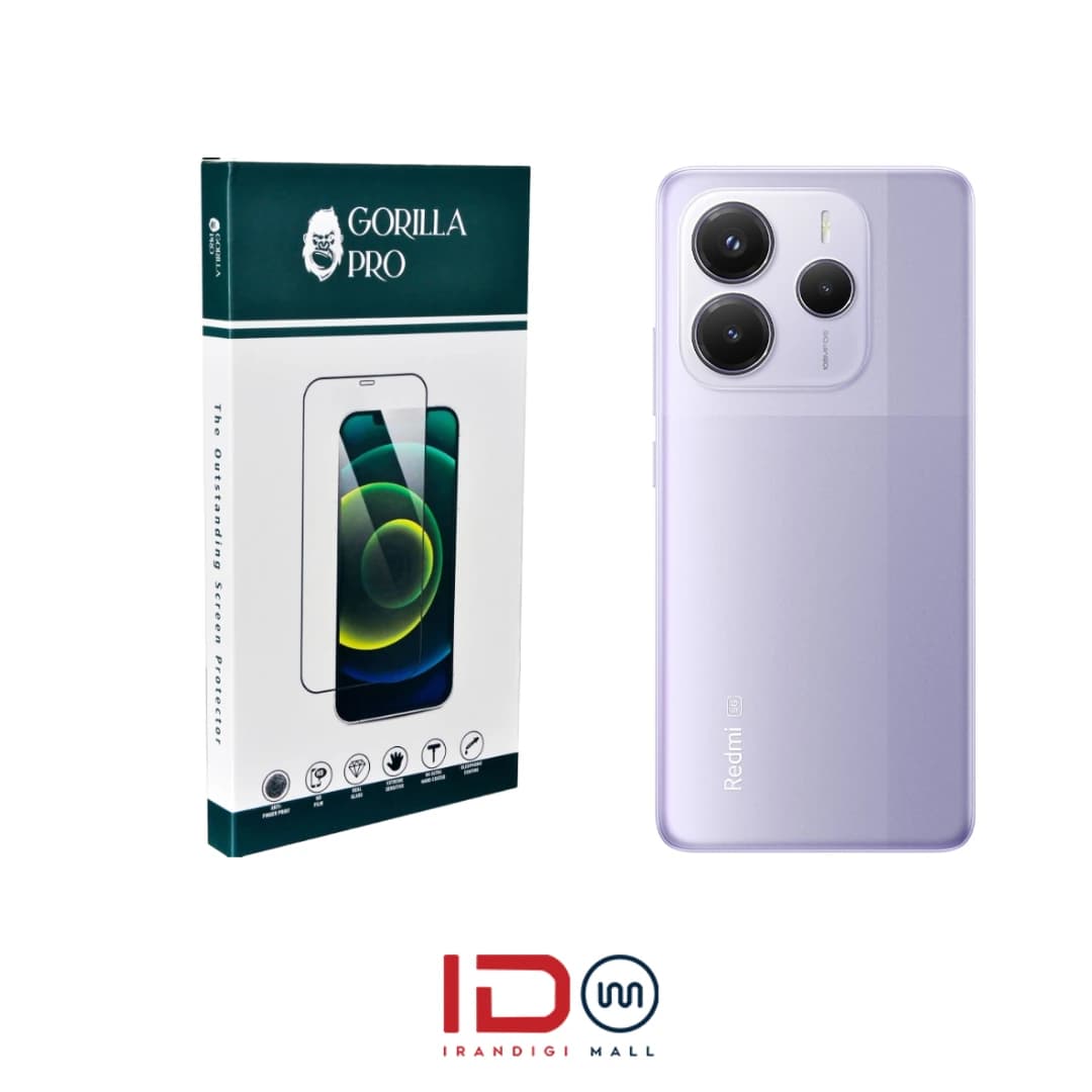 گلس و محافظ هیدروژلی (مات) بدنه گوشی شیائومی مدل Redmi Note 14 5G