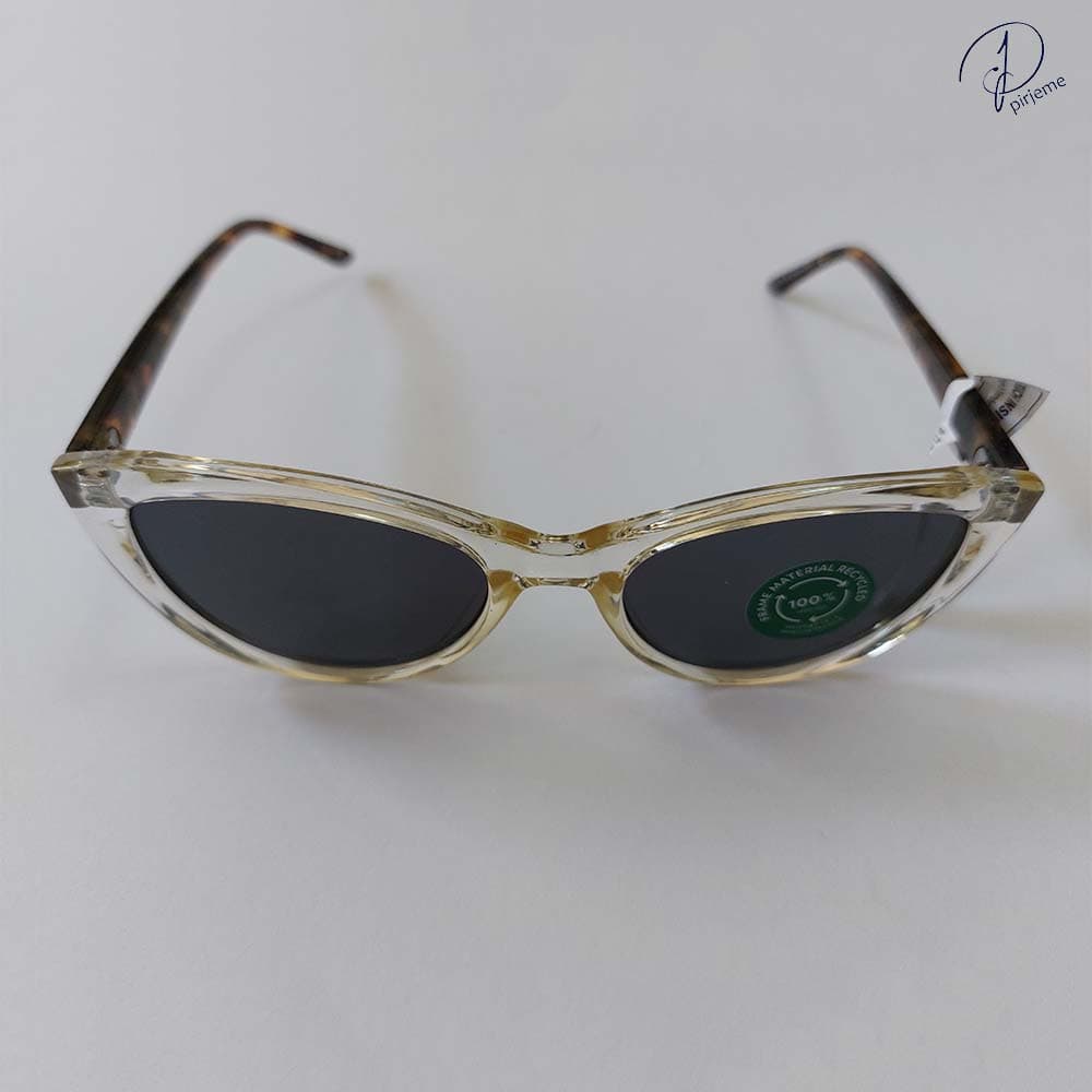 عینک آفتابی زنانه سیکس فریم شفاف UV400 — تصویر ۳