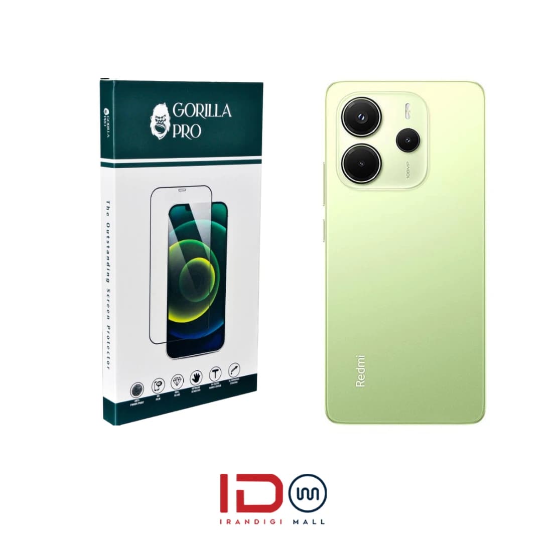 گلس و محافظ هیدروژلی (مات) بدنه گوشی شیائومی مدل Redmi note 14 4G
