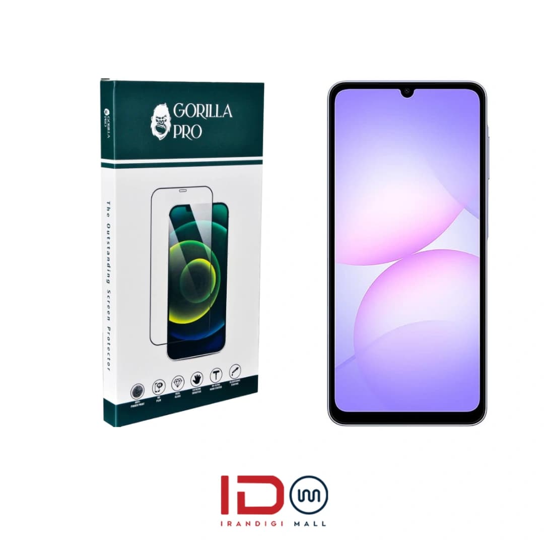گلس و محافظ هیدروژلی (شفاف) بدنه گوشی سامسونگ مدل Galaxy A07 — تصویر ۲