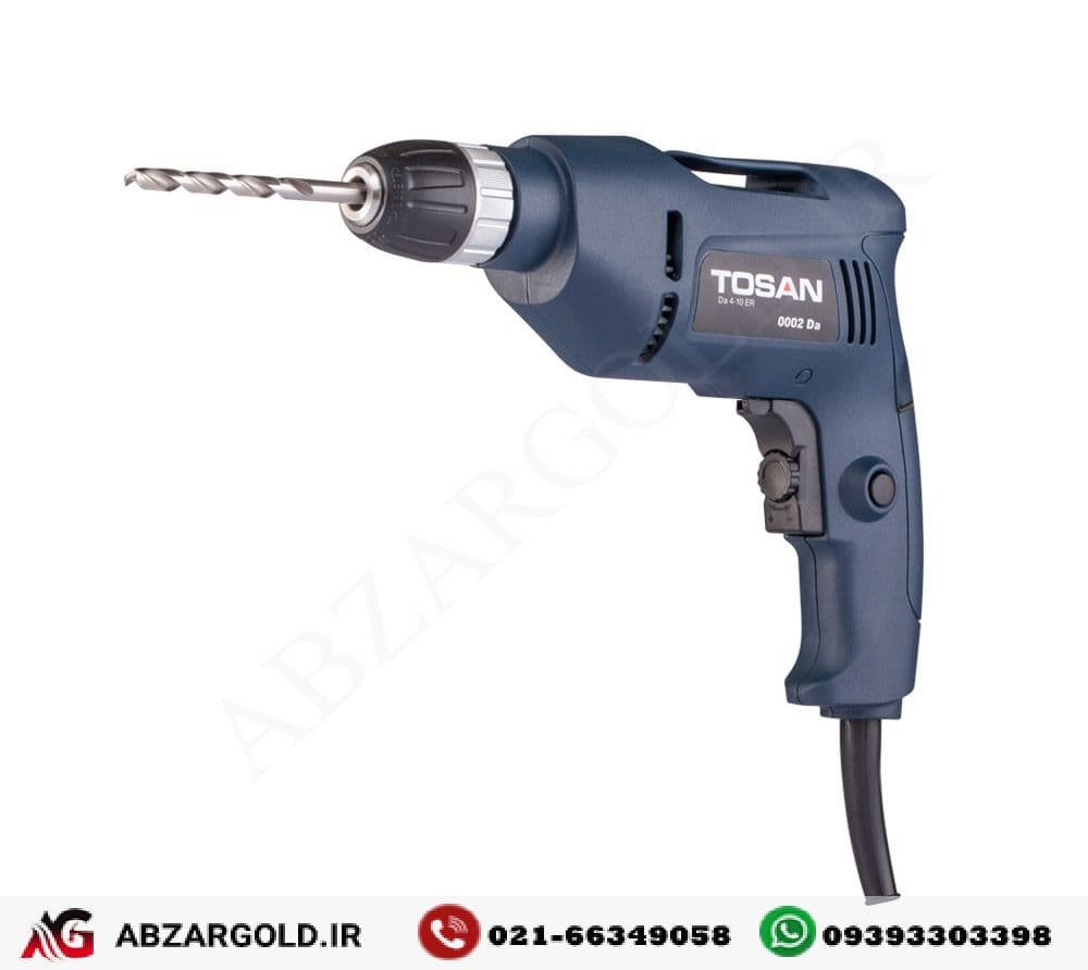 دریل 10 میلیمتری 400 وات توسن 0002DA — تصویر ۴