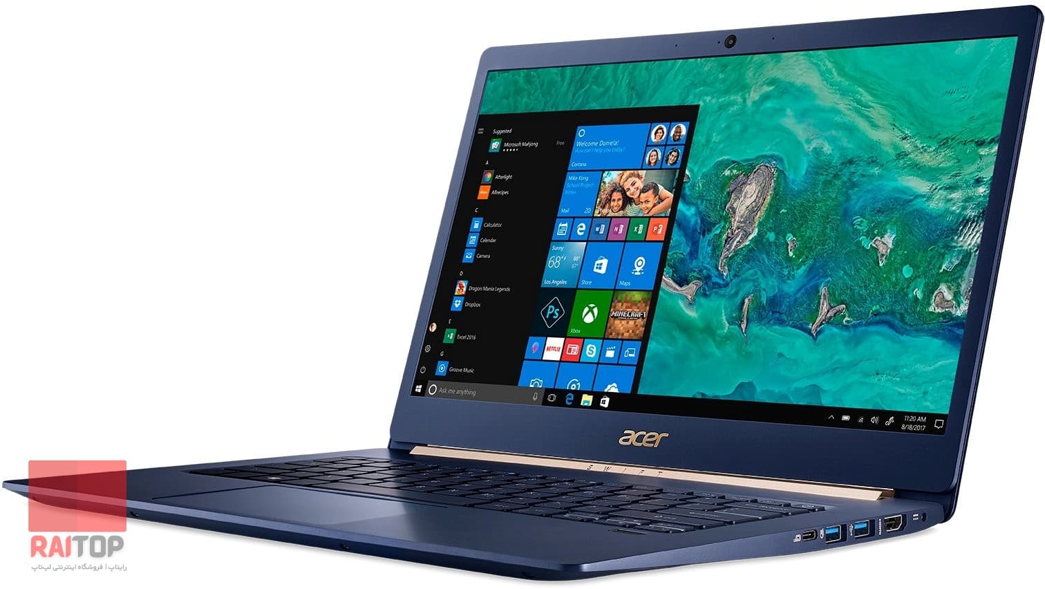 لپ تاپ 14 اینچی Acer مدل Swift 5 Pro SF514-52 — تصویر ۲