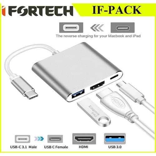 تبدیل تایپ سی به HDMI/USB/PD — تصویر ۷