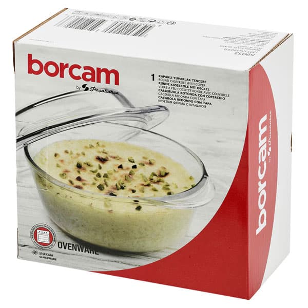 ظرف پخت دربدار 840 سی سی بورجام مدل BORCAM کد 59033 — تصویر ۴