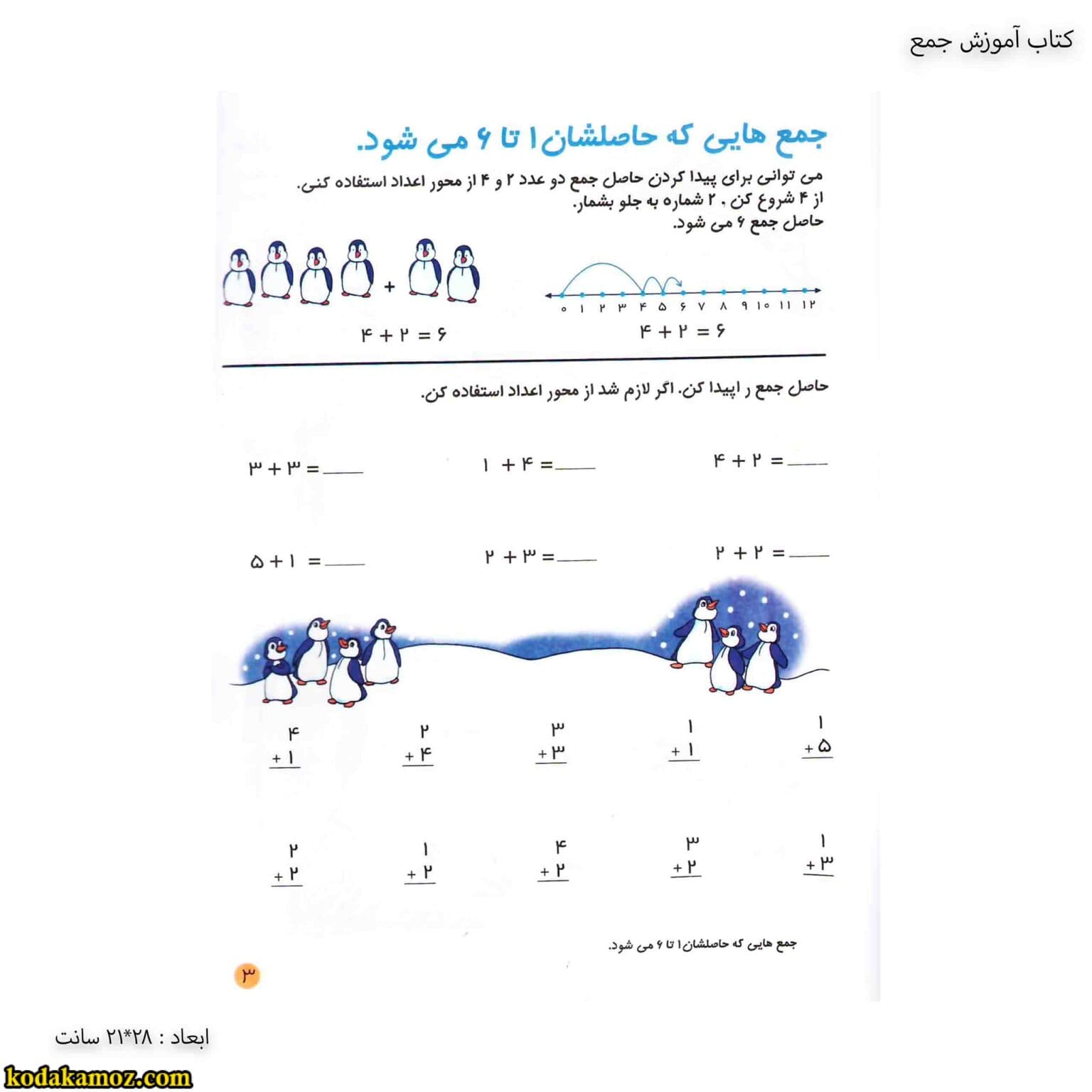 کتاب آموزش جمع — تصویر ۲