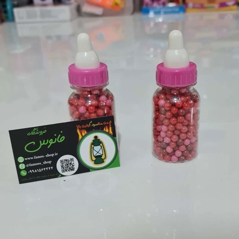 ساچمه شیشه شیر 100 عددی پلاستیکی مخصوص تفنگ های اسباب بازی