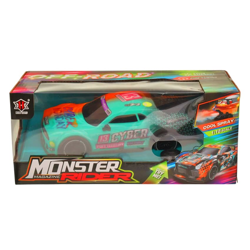 ماشین بازی کنترلی مدل دوچ گرافیکی طرح Monster Magazine Rider کد 055 — تصویر ۵