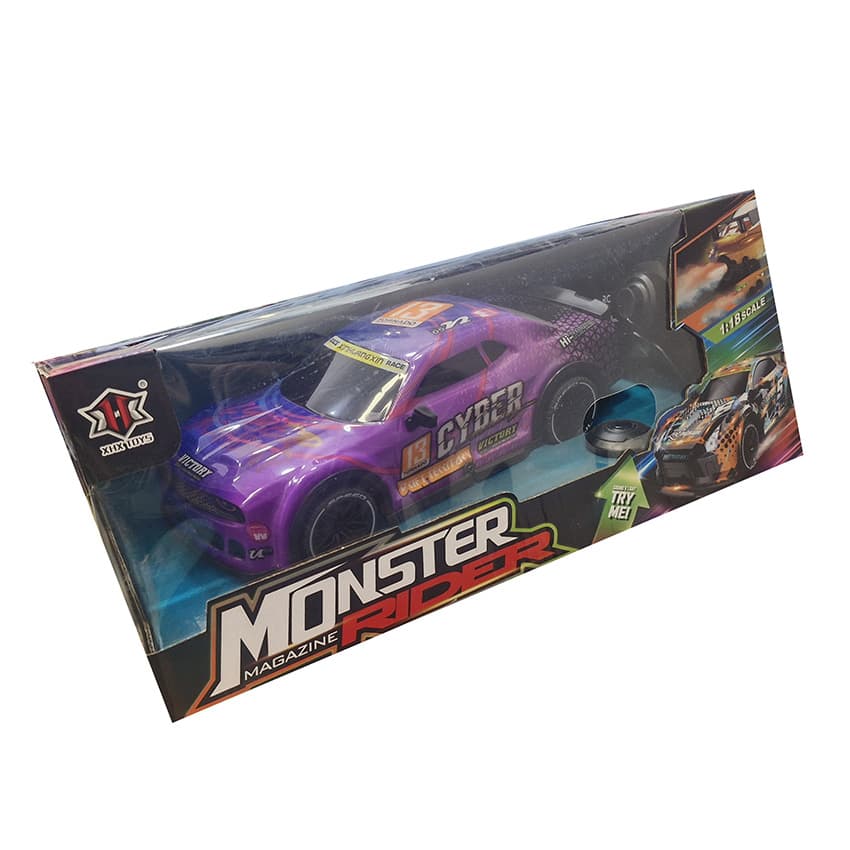 ماشین بازی کنترلی مدل دوچ گرافیکی طرح Monster Magazine Rider کد 055 — تصویر ۶