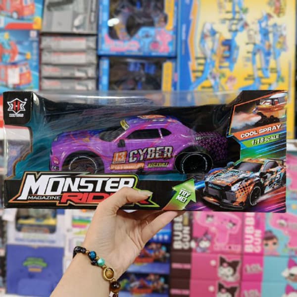 ماشین بازی کنترلی مدل دوچ گرافیکی طرح Monster Magazine Rider کد 055 — تصویر ۸