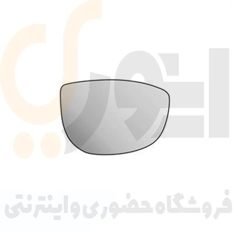 شیشه آینه با کفه راست پژو 207 (R) بدون گرمکن کوژ آبگین مبین