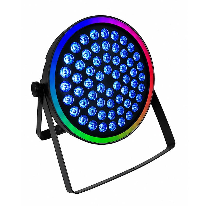 دستگاه رقص نور پار ۶۰ فول کالر رینگ لایت دار LED مدل هایلایت (پروژکتور پار ال ای دی با رینگ دور)