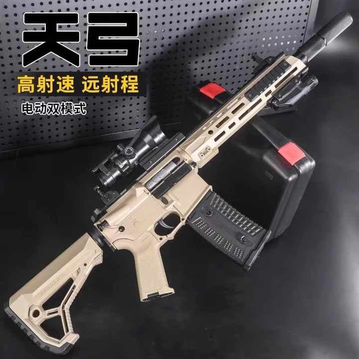 تفنگ اسباب‌بازی مدل AR-15 ژله‌ای (برقی دو حالته) — تصویر ۶
