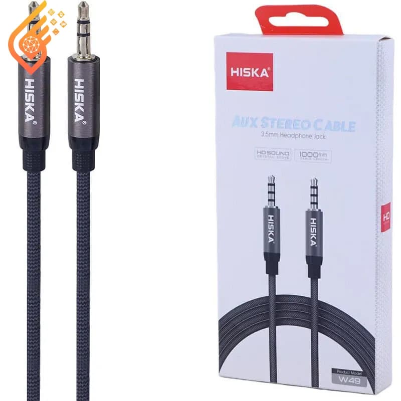 کابل AUX هیسکا 1 متری مدل Hiska W49