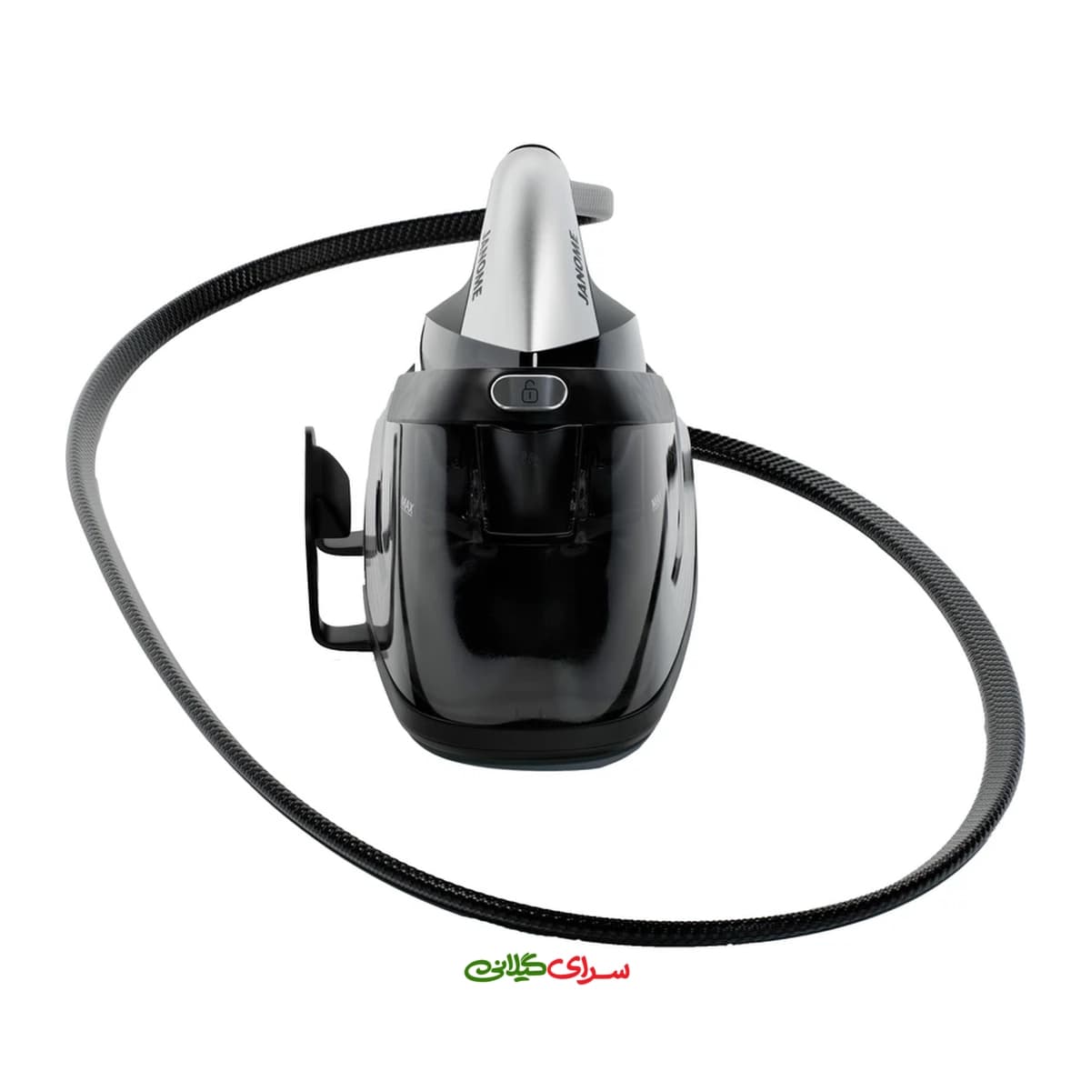 اتو بخار گر 1600 وات کفی AIRGLIDE مشکی ژانومه مدل GH2540 — تصویر ۲