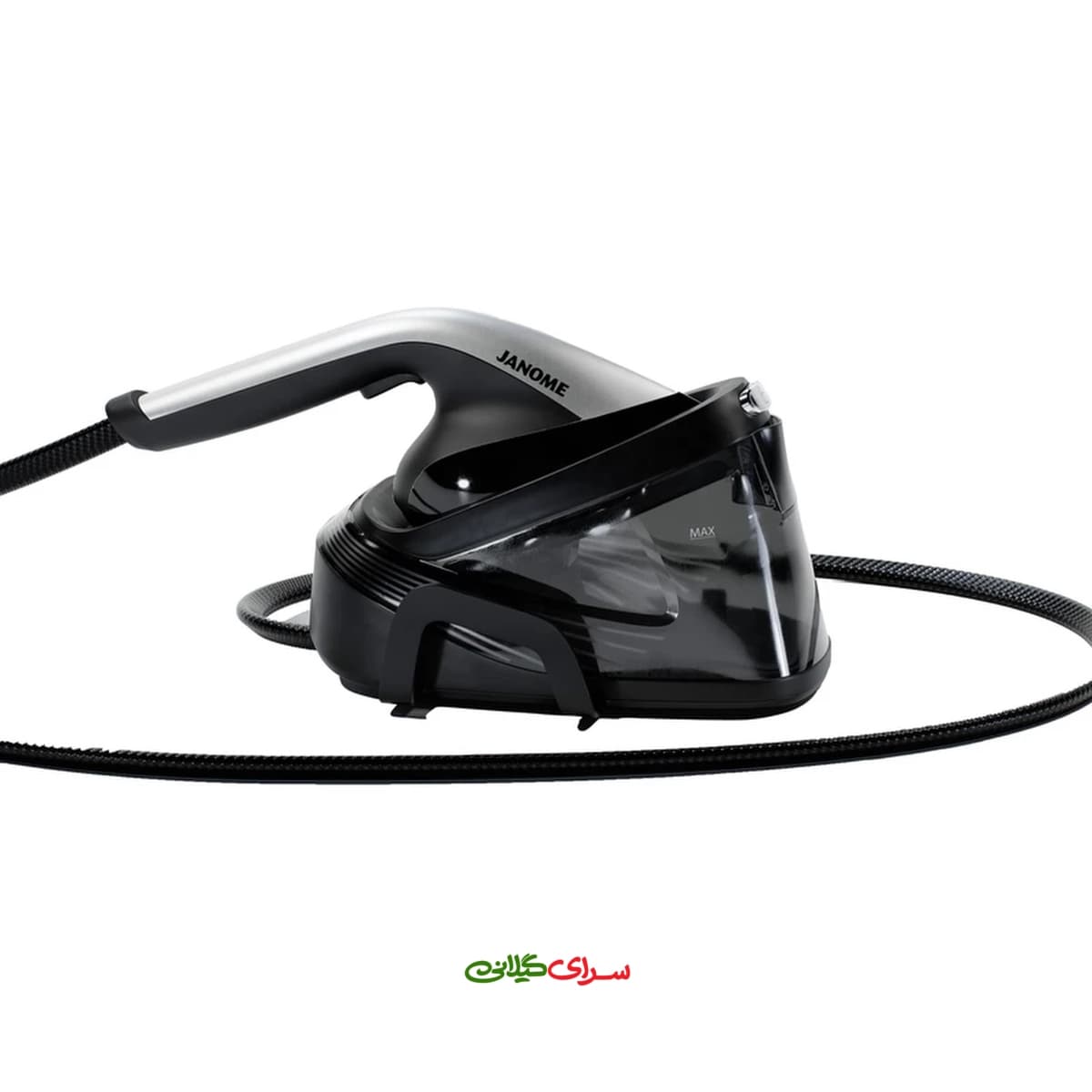 اتو بخار گر 1600 وات کفی AIRGLIDE مشکی ژانومه مدل GH2540 — تصویر ۶