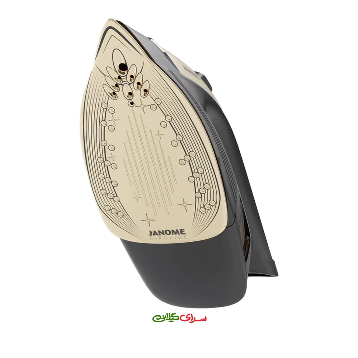 اتو بخار گر 1600 وات کفی AIRGLIDE بژ مشکی ژانومه مدل GH3550 — تصویر ۶