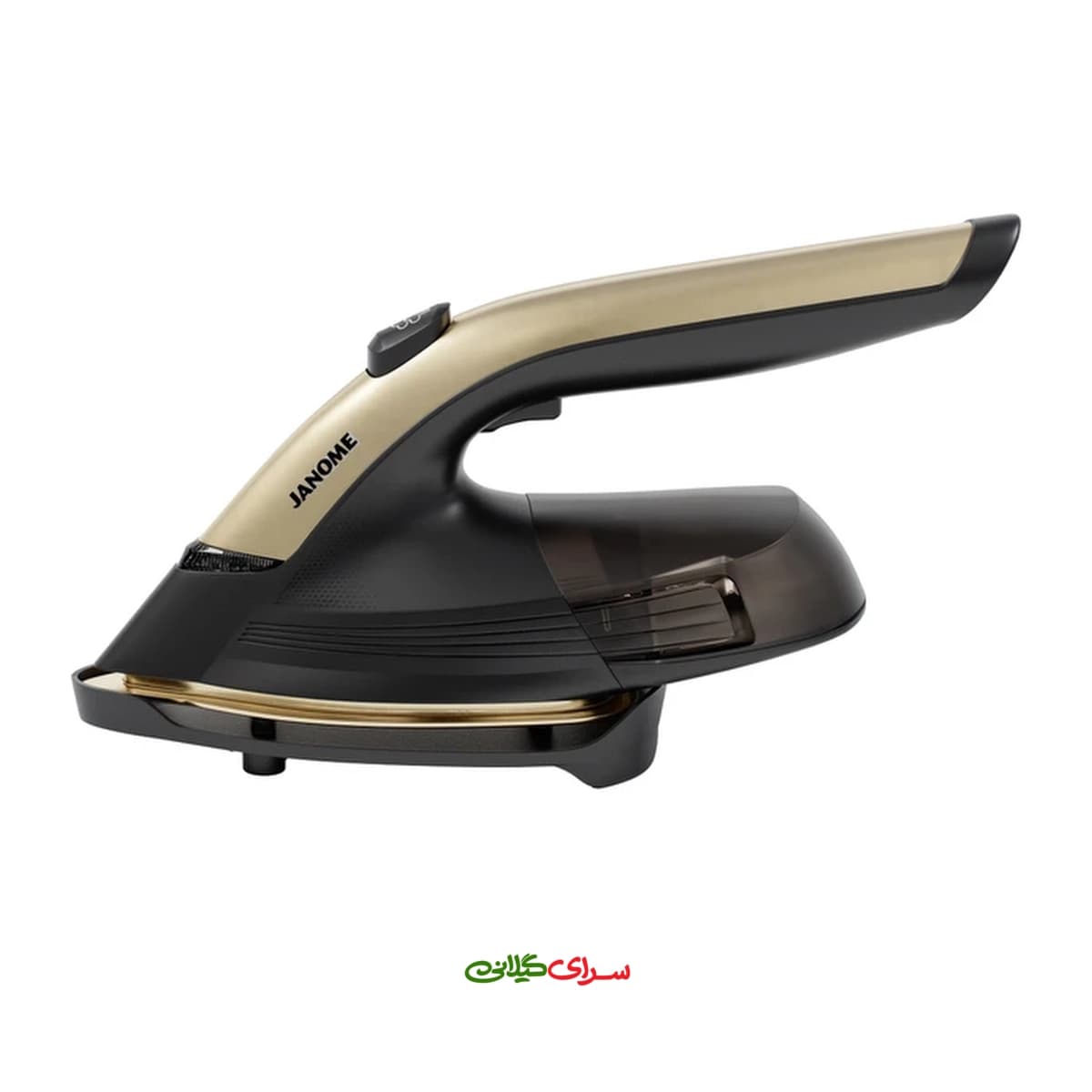 اتو بخار گر 1600 وات کفی AIRGLIDE بژ مشکی ژانومه مدل GH3550 — تصویر ۳
