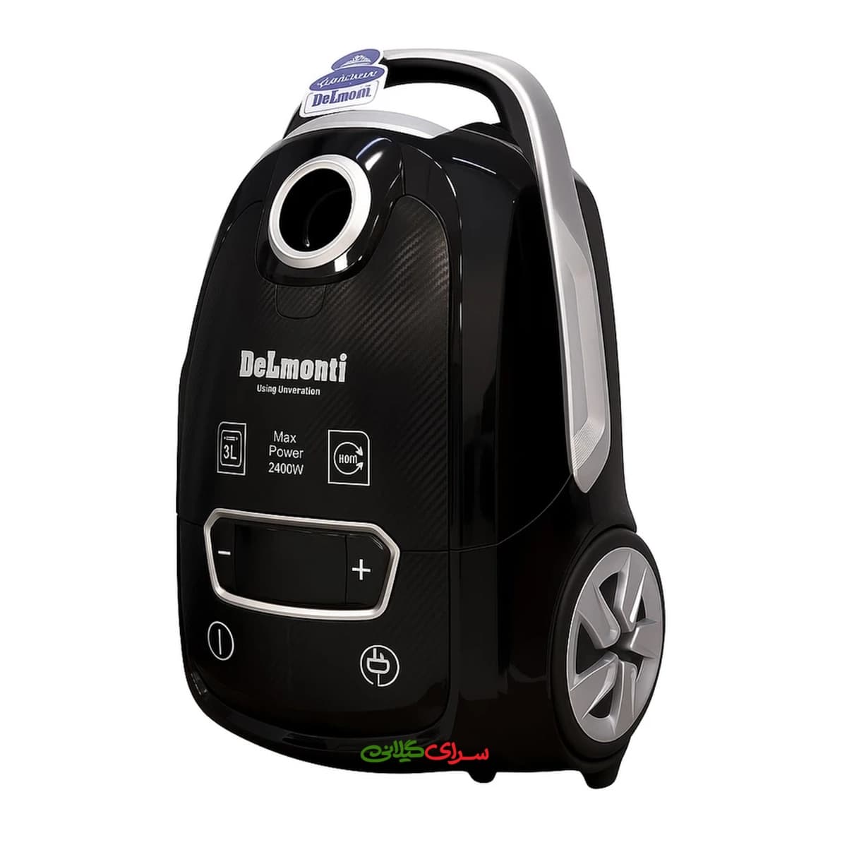 جارو برقی 2400 وات SUPER SILENT مشکی دلمونتی مدل DL 460