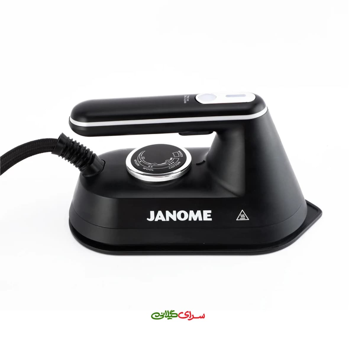 اتو بخار 2400 وات مخزن دار مشکی ژانومه مدل SE 3640 — تصویر ۲