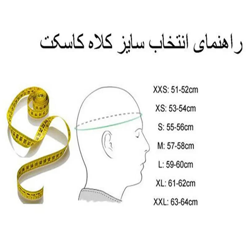 کلاه کاسکت راپیدو مدل فک متحرک عینک دار کد ZIF_01 — تصویر ۲