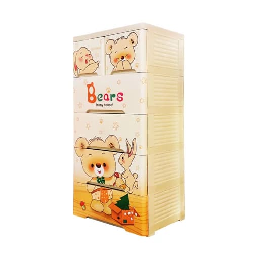 فایل کشویی الوند پلاستیک طرح خرس کد KH-755 مبلمان اورلین مدل 975521