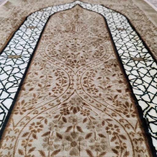 سجاده مخمل برجسته خارجی سایز بزرگ ترمز دار طبی — تصویر ۴