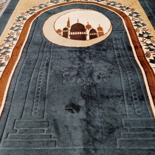 سجاده مخمل برجسته خارجی سایز بزرگ ترمز دار طبی — تصویر ۲