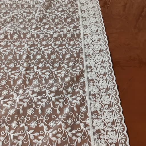 رومیزی غذاخوری شش و چهار نفره حریر گیپور جدید 140*180 — تصویر ۸