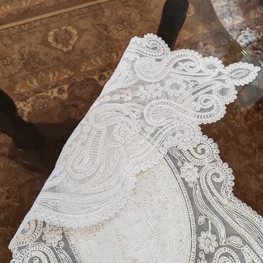 رانر غذاخوری چهار نفره و جلو مبلی طرح آنتیک جدید — تصویر ۷