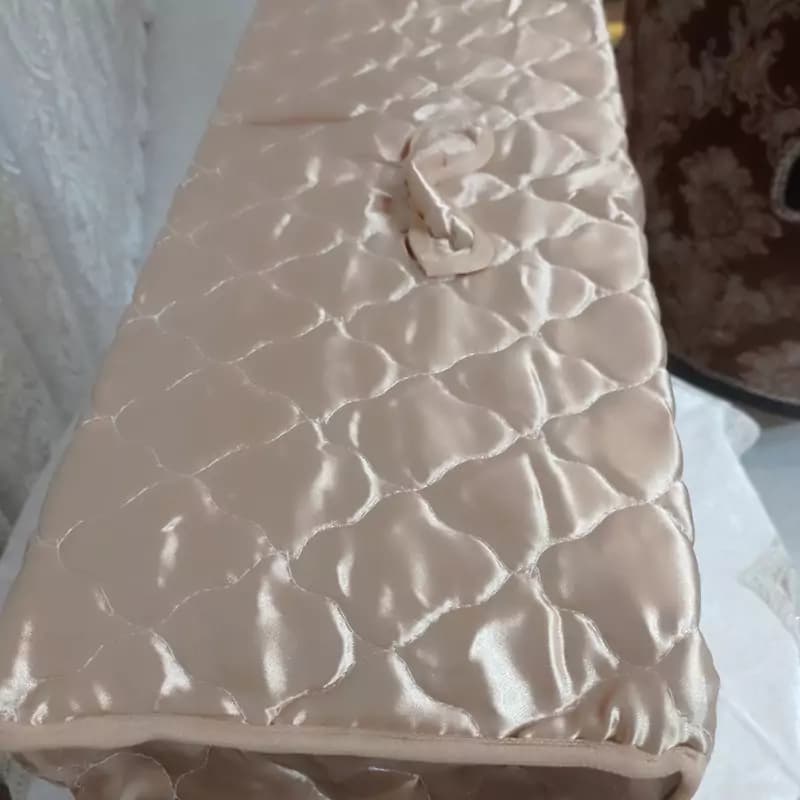 کاور چرخ خیاطی ژانومه ساتن مخصوص جعبه پلاستیکی — تصویر ۶
