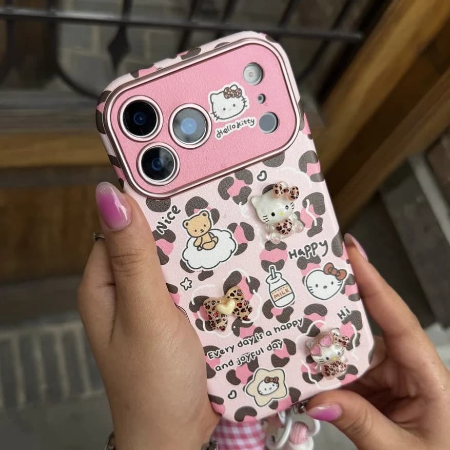 قاب pink kitty leopard (آیفون) — تصویر ۳