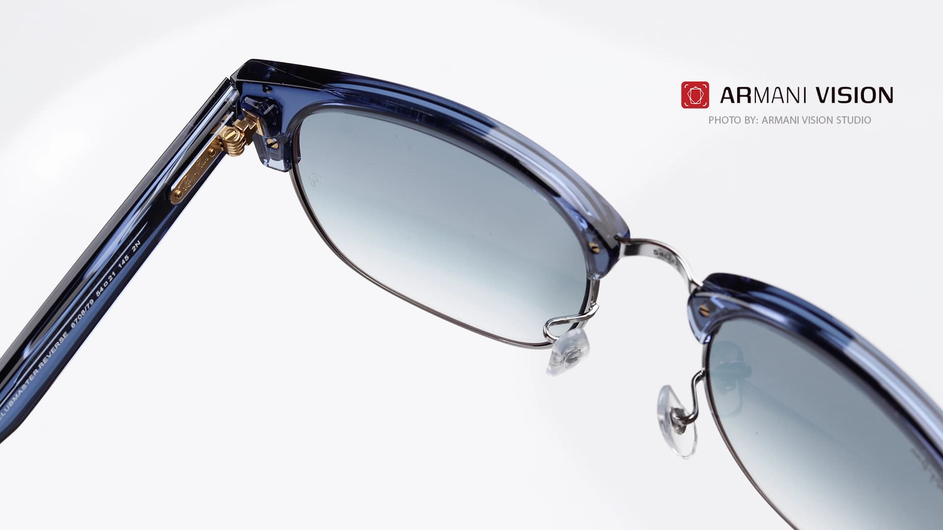عینک ری بن RAYBAN – CLUB MASTER REVERSE – RB R0504 – 670879 — تصویر ۸
