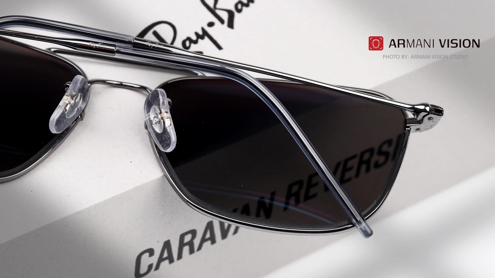 عینک ری بن RAYBAN – CARAVAN REVERSE – RBR 0102 S – 4GA — تصویر ۸
