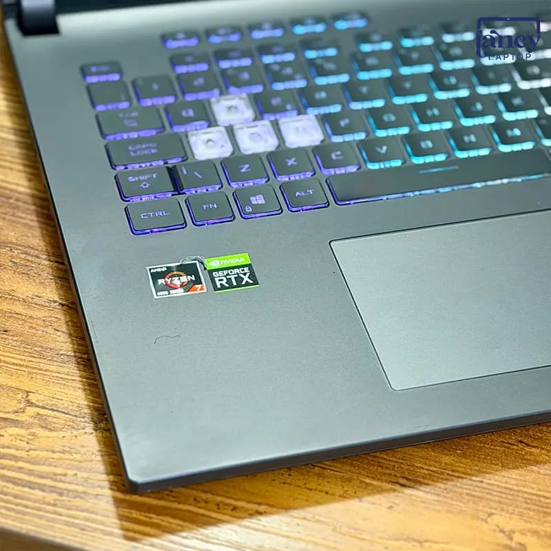 لپ تاپ استوک 17.3 اینچی ایسوس ROG Strix G17 G713IC Ryzen 7 4800H 16GB DDR4 512GB SSD RTX 3050 4GB FHD IPS 144Hz — تصویر ۴