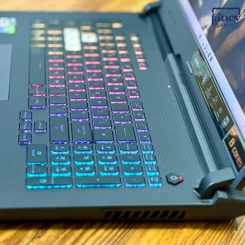 لپ تاپ استوک 17.3 اینچی ایسوس ROG Strix G17 G713IC Ryzen 7 4800H 16GB DDR4 512GB SSD RTX 3050 4GB FHD IPS 144Hz — تصویر ۵