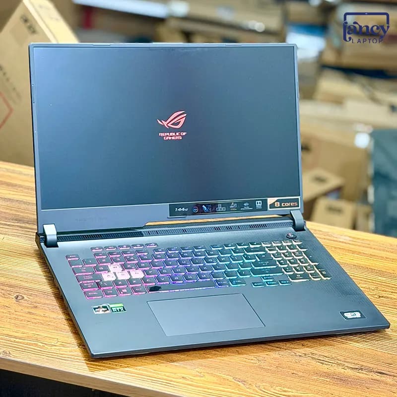 لپ تاپ استوک 17.3 اینچی ایسوس ROG Strix G17 G713IC Ryzen 7 4800H 16GB DDR4 512GB SSD RTX 3050 4GB FHD IPS 144Hz — تصویر ۸