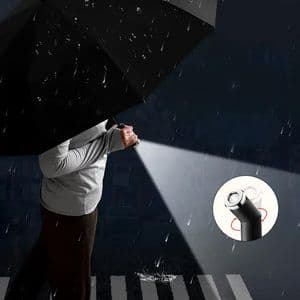 چتر تمام اتومات چراغ قوه دار شاهی — تصویر ۷