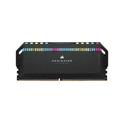 رم کورسیر مدل CORSAIR DOMINATOR PLATINUM RGB 64GB 2×32GB 6000MHz CL40 Black — تصویر ۳
