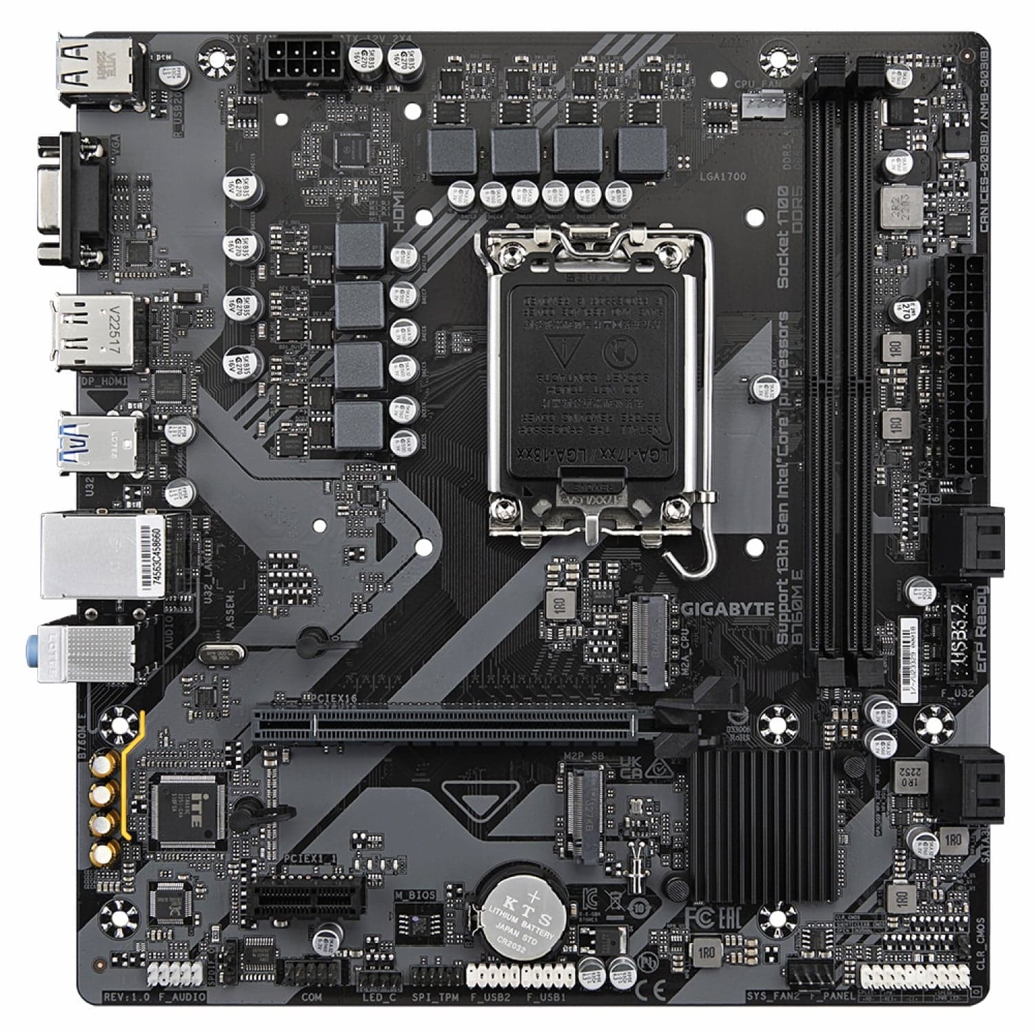 مادربرد گیگابایت B760 ME DDR5 — تصویر ۲